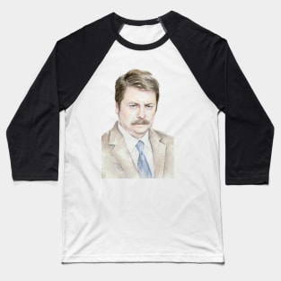 The Swanson Watercolor Baseball T-Shirt